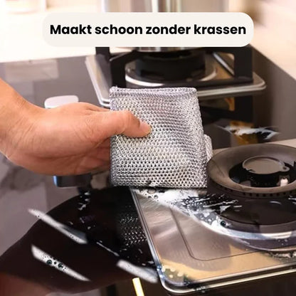 GlansPro - Innovatieve RVS Schoonmaakdoek