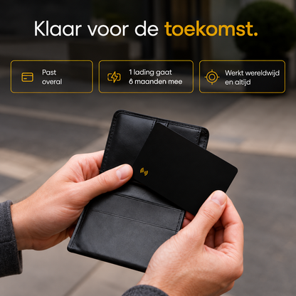 TrackPas - Rust in Je Hoofd, Je Portemonnee Altijd Terug | Tracker Kaart voor Apple & Android | Koop 2, Bespaar 10%
